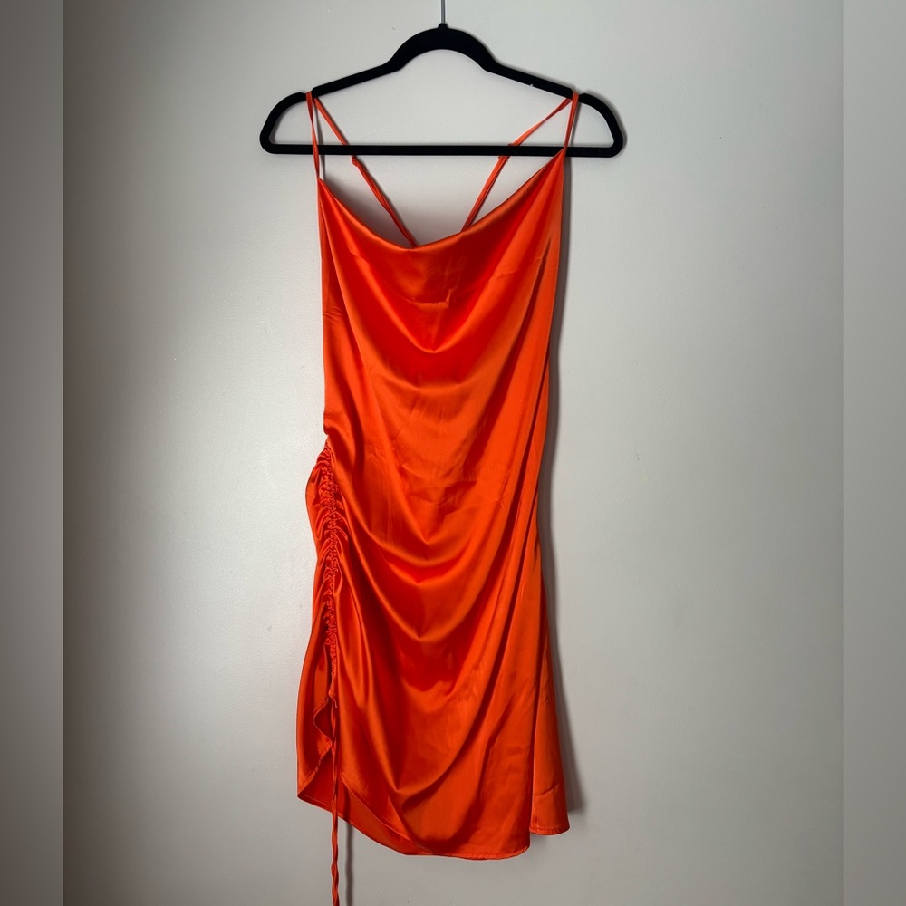 SHEIN Bright Orange Fabric